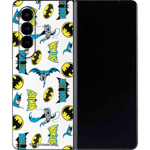 DC Comics Batman Classic Art Print Galaxy Z Fold4 5G Skin